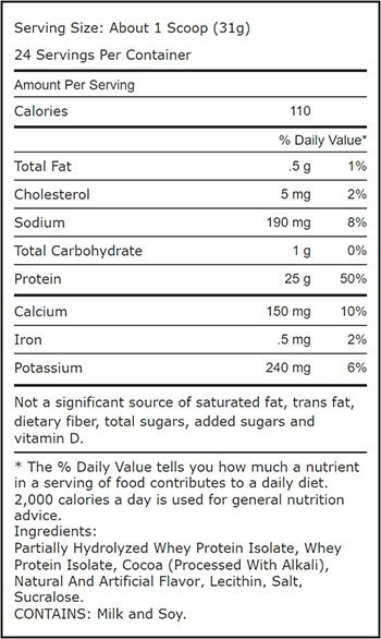 Gold Standard Isolate - новинка от Optimum Nutrition